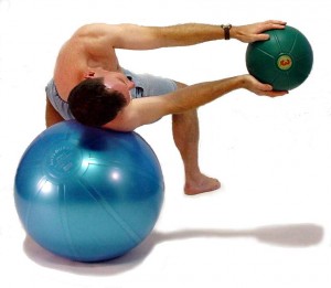 Cyclone Ball gives you an ab workout with a twist
